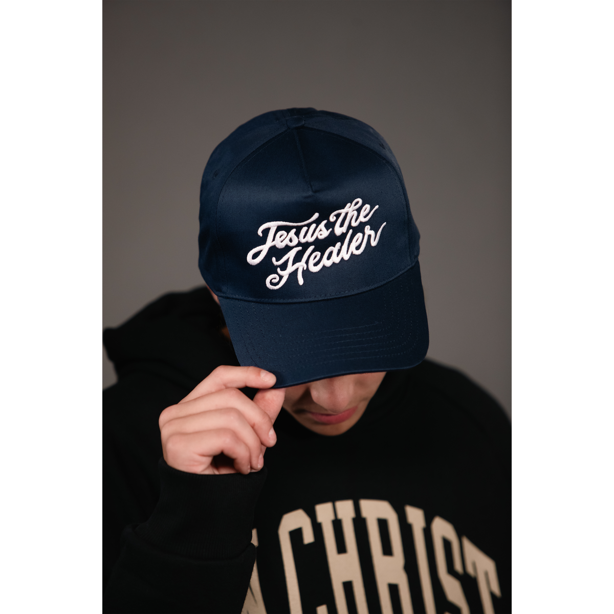 Navy JTH Panel Cap